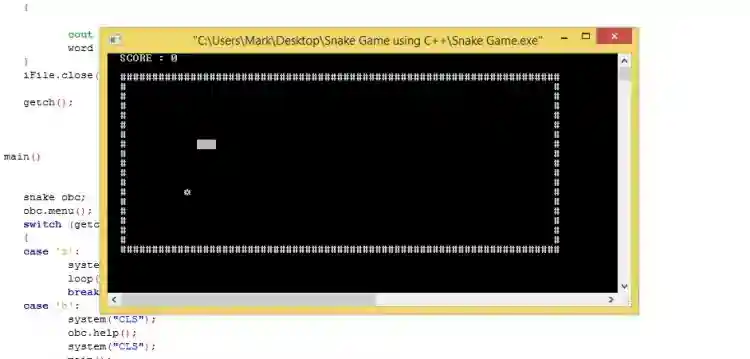 basic-snake-game-using-c-with-free-source-code