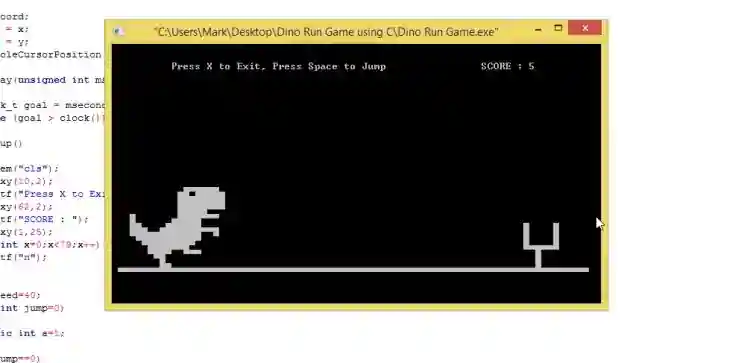 dino-run-game-using-c-with-source-code