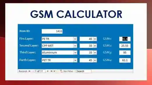 GSM Calculator