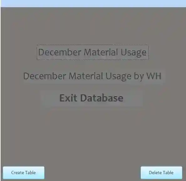 Simple Material Log
