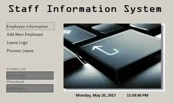 Staff Information System