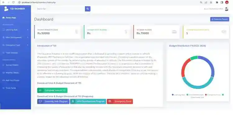 Advance Charity Management System using PHP and MySQL Source Code Free Download