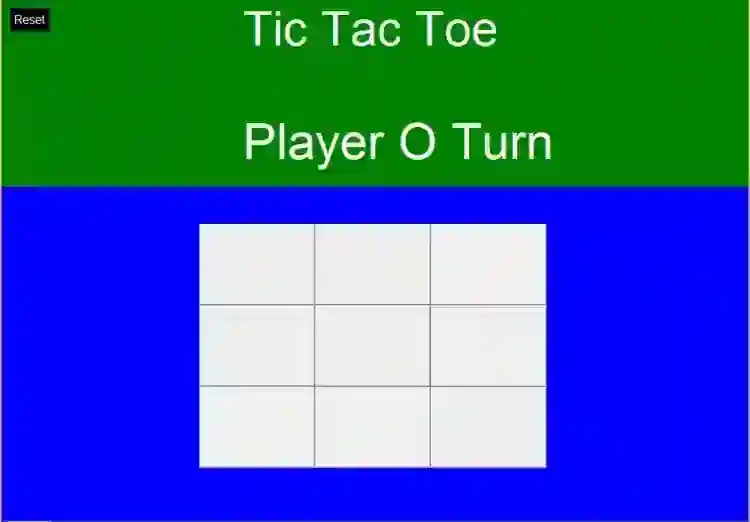 Tic Tac Toe Game using Tkinter in Python with Source Code