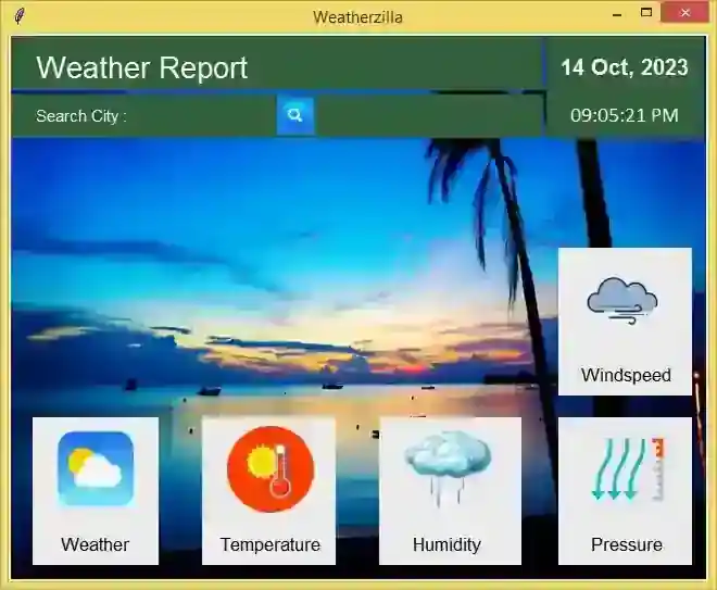 Weather Forecast App in Python with Source Code