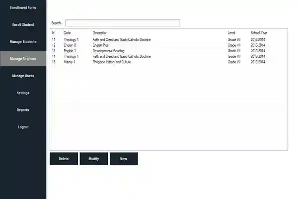 Enrollment Management System in VB.Net with Full Source Code