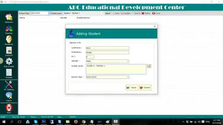 School Grading System using VB.NET and MySQL Server With Source Code