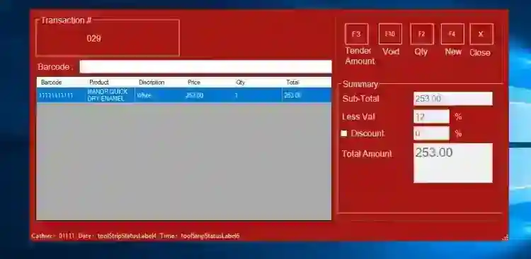 Point of Sale (POS) in C# and SQL Server Integrated with Bunifu Frameworks