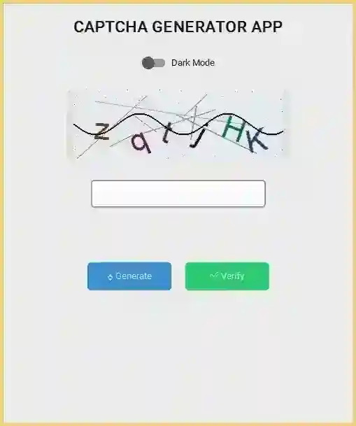 Captcha Generator App Using Tkinter in Python with Source Code
