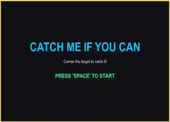 Catch Me If You Can Game Using Pygame in Python with Source Code