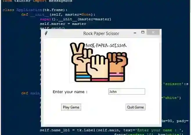 Complete Rock Paper Scissor Game Using Pygame in Python with Source Code