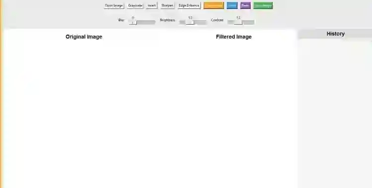 Image Filtering App Using Tkinter in Python with Source Code