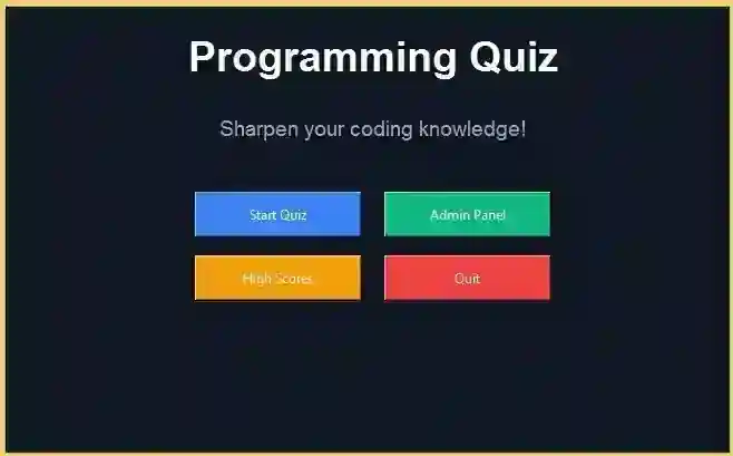 Quiz App Using Tkitner and SQLite in Python with Source Code