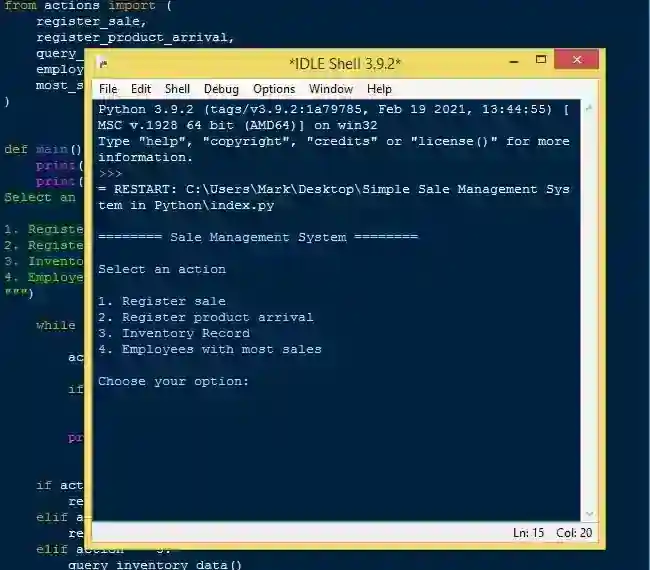 Simple Sale Management System in Python using CSV Free Source Code