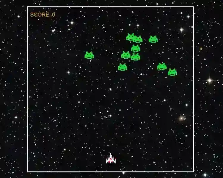 Simple Space Invader Game using Turtle in Python Free Source Code