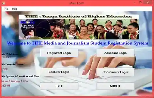 Media and Journalism Student Registration System (VB.net & MS Access Database) with Source Code